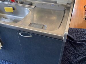 広島キッチン取付け隊　トップオープン食洗機の工事　施工前